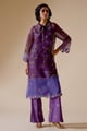 Tara - Purple Print Pant Purple color