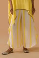 Drama Queen Palazzo Yellow/White color