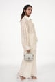 Heather Embroidered Co-Ord Set Cream color