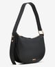 Scarlett Classic Logo Shoulder Bag Black / Gold color