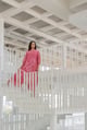 Misty Tulips Bandhani Kurta Set Pink color