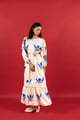 Zawa Dress off White/Blue Off White/Blue color