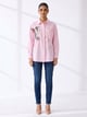 Floral Embroidered Button Down Shirt - THE LUXURY DRESSING - Image 1