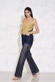Blake Cutwork Denims Blue color