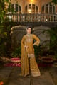 Charvi - Yellow Organza Sharara Set Yellow color