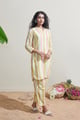 Cafe Kolam White/Yellow/Pink color