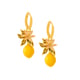 Lemon Hoops Yellow/Gold color