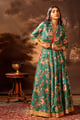 Aarani Embroidered Lehenga Set Green color