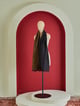Wool Reversible Zari Stole Black Black color