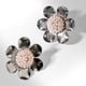 Curie Earrings Gunmetal color
