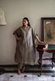 Richa Kaftan in Sage Green Tissue with Sage Green Tissue Pant Sage Green color