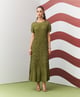 Napori Dress Green color