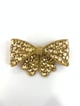Golden Bow Crystal Hair Clip - Beauty Spot Jewellery - Image 1