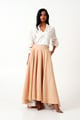 Latte Jena - Swirl Skirt Beige color
