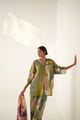 Sunrise Ae Shirt Set Green/Yellow/Pink color