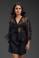 Sheer Top Black color