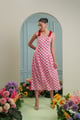 Loro Dress Roses color