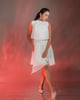 Organza Bow Dress Ivory Ivory color
