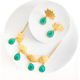 Lotus Drop Choker. Set Multicolor color
