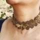 Dragon Zara Necklace Brown color