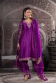 Aafreen Pearl Attire Purple color