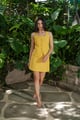 Solene Skirt Mustard Yellow color