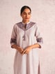Summer Threads Cara Kurta Mauve color