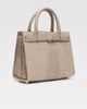 Mini Seattle Tote Bag Taupe color