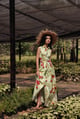 Valina Dress Green color