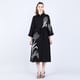 Black Applique Emb Dress Black color