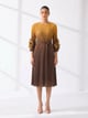 Ombre Vanessa Dress Brown color
