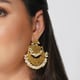 Aayat Earrings White/Gold color