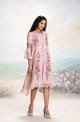 Vintage Rosa Tint Jacket Set Pink color