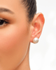 14mm Pearl Studs White color