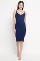 Midi Dress Keller Blue color