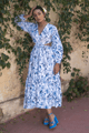 Molai Dress Blue Blue color