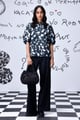 Ikkat Print Top Black color