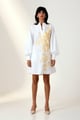 Rinata Prism Dress White/Yellow color