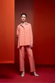 Miss Pearla High Low Top Peach color