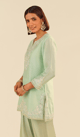 Haniya - Short Kurta with Salwar Mint Green color