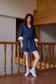 Poetry Dress Blue color