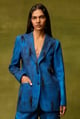 Saphire Muse Blazer Blue color