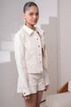 Ivory Marble Jacket Ivory color