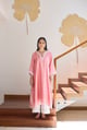 Pink Asymmetrical Kurta Pink color