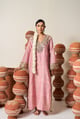 Inaaya Embroidered Kaftan Peach color