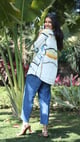 Ocean Print Shirt Ocean color