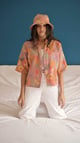 O1 Reversible Shirt Pink color