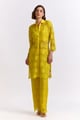 Kirin Lace Co-Ord Set Yellow color