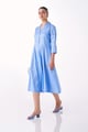 Averra Dress Blueberry color