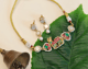 Hiran Necklace Red/Green color